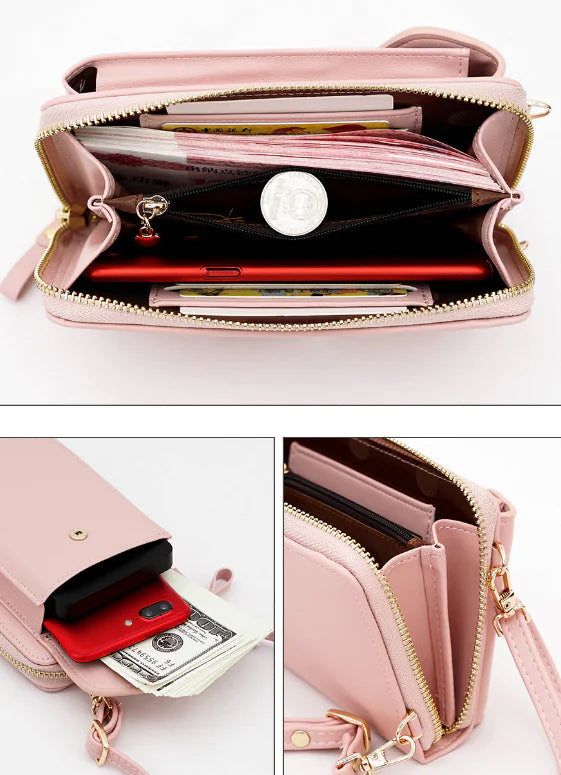New Large Capacity Phone Bag - Multi-Function Crossbody Wallet