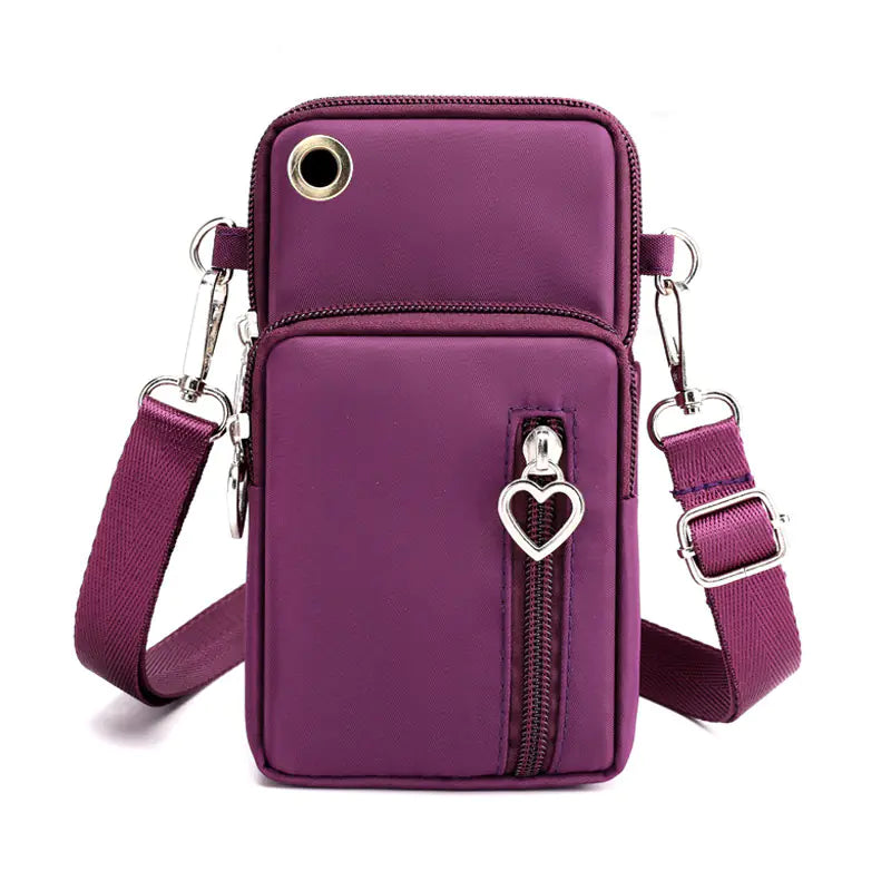 Casual Solid Color Crossbody Bag for Women