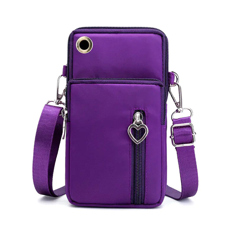Casual Solid Color Crossbody Bag for Women